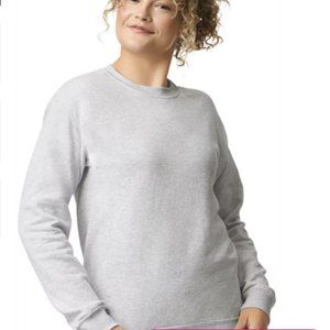 NWOT Gildan Adult Unisex Heavy Blend™ Adult 8 oz., 50/50 Fleece Crew Ash Gray